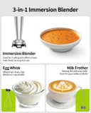 Thumbnail 4 de Hand Blender 1200W 3‑in‑1 20‑speed stick mixer 🍽️