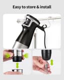Thumbnail 6 de Hand Blender 1200W 3‑in‑1 20‑speed stick mixer 🍽️