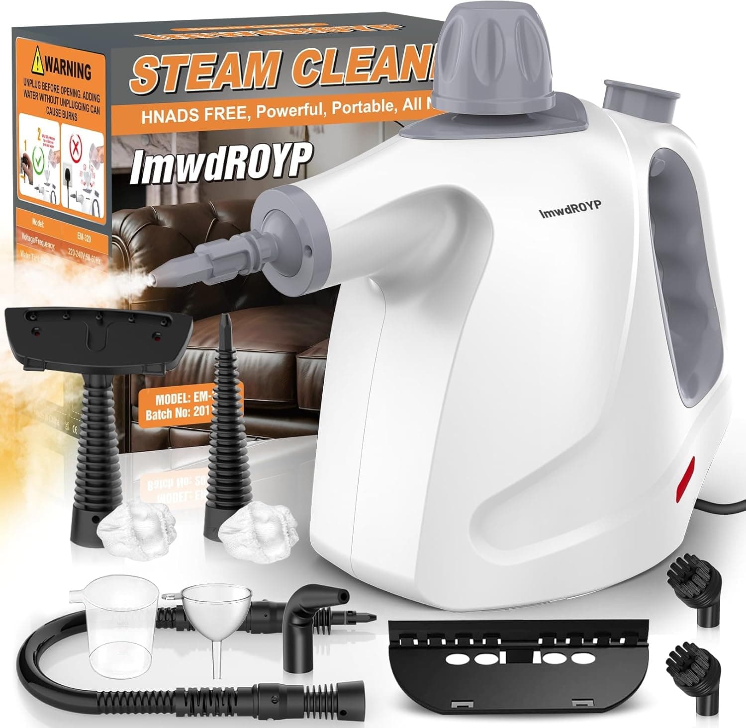 Hand Held Steam Cleaner 450ml steam cleaner 🧼