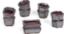 Thumbnail 1 de Happy Bonsai 10 Mini Glazed Pots 4.5cm 🪴