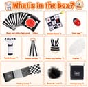 Thumbnail 4 de HappyKidsClub Black and White Sensory Toys for 0–6 Months 👶