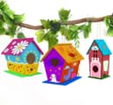 Thumbnail 3 de hapray 4 Pack DIY Bird House Kit birdhouse craft 🎨