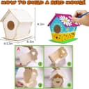 Thumbnail 6 de hapray 4 Pack DIY Bird House Kit birdhouse craft 🎨