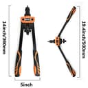 Thumbnail 5 de HARDELL Rivet Nut Pliers 14" with 150 rivet nuts 🛠️