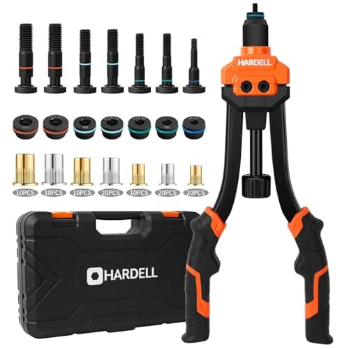 HARDELL Rivet Nut Tool Kit 14" with 80pcs rivet nuts 🛠️
