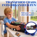 Thumbnail 2 de Havnidy Folding Race Car Track with 12 cars 🚗