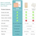 Thumbnail 2 de Hbaid Castor Oil Pack Wrap 20 pcs, organic cotton 🧴