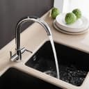 Thumbnail 3 de Heable Kitchen Mixer Tap dual lever swivel spout 🚰