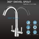Thumbnail 4 de Heable Kitchen Mixer Tap dual lever swivel spout 🚰