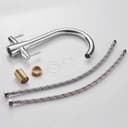 Thumbnail 5 de Heable Kitchen Mixer Tap dual lever swivel spout 🚰