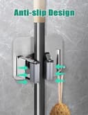 Thumbnail 4 de Henrycares 6-Pack Broom Mop Holder wall hooks 🧹