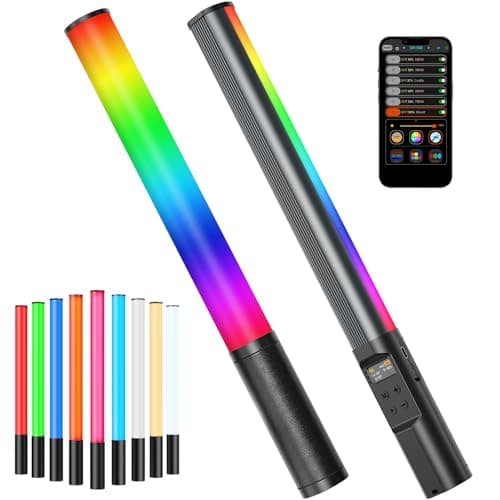 Heysliy RGB Light Wand 2600mAh photography stick 📷