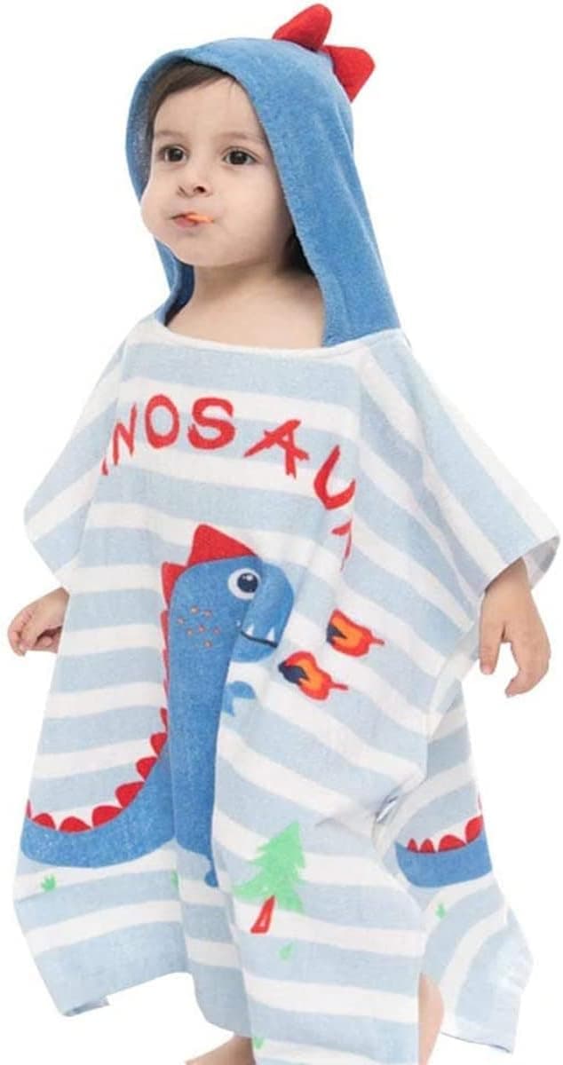 Hilmocho Kids Hooded Beach Towel Poncho 🧖♂️
