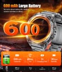 Thumbnail 6 de HIRREO Smart Watch for Men with 600 mAh Battery ⌚️