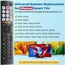 Thumbnail 1 de Hisense 40A4KV Universal TV Remote with 12 shortcuts 📺