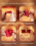 Thumbnail 2 de Homemory 2000 rose petals with 24 LED tealights 🌹