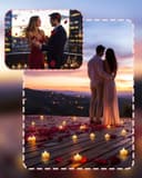 Thumbnail 6 de Homemory 2000 rose petals with 24 LED tealights 🌹