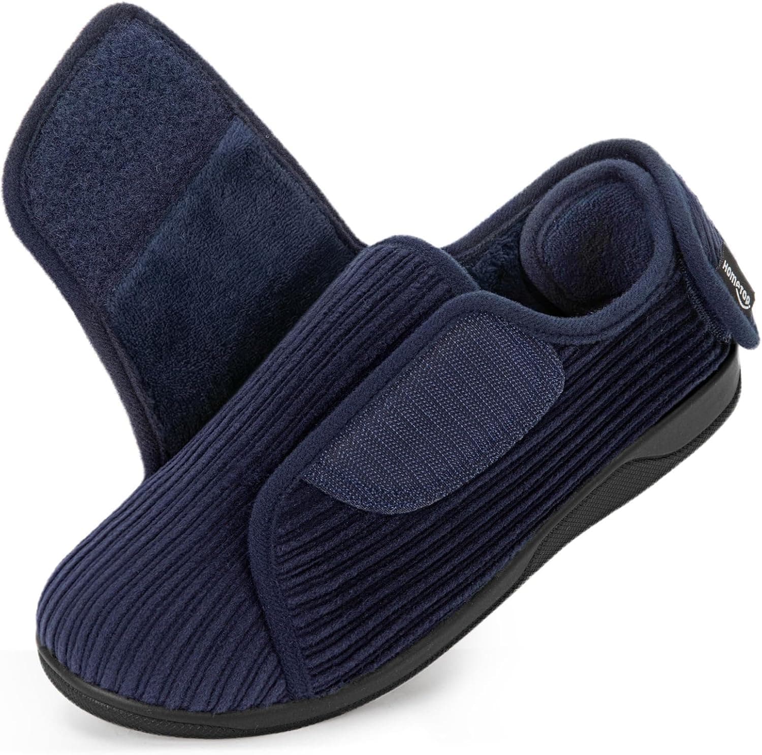 HomeTop Corduroy Slippers for Diabetic Swollen Feet ⌚