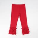 Thumbnail 1 de HOOLCHEAN Cotton ruffle leggings for toddlers 👖