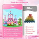 Thumbnail 5 de HOPFROG 200pcs magnetic blocks set for kids 🧩