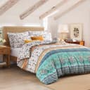 Thumbnail 1 de HORIMOTE HOME Boho Floral Duvet Cover 137 x 200 cm 🛏️