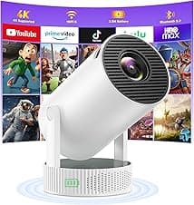 HOTPEAK Mini Projector 4K with WiFi and Bluetooth 🎥
