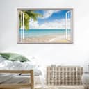 Thumbnail 2 de HPNIUB 3D Beach Wall Sticker 1 mural 🖼️