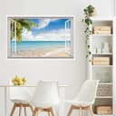 Thumbnail 3 de HPNIUB 3D Beach Wall Sticker 1 mural 🖼️