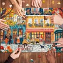 Thumbnail 1 de HUADADA Jigsaw Puzzles 1000-piece romantic street puzzle 🧩