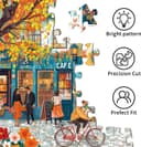 Thumbnail 6 de HUADADA Jigsaw Puzzles 1000-piece romantic street puzzle 🧩