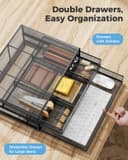 Thumbnail 1 de HUANUO Monitor Stand with 2 Drawers, supports 18 kg 🖥️