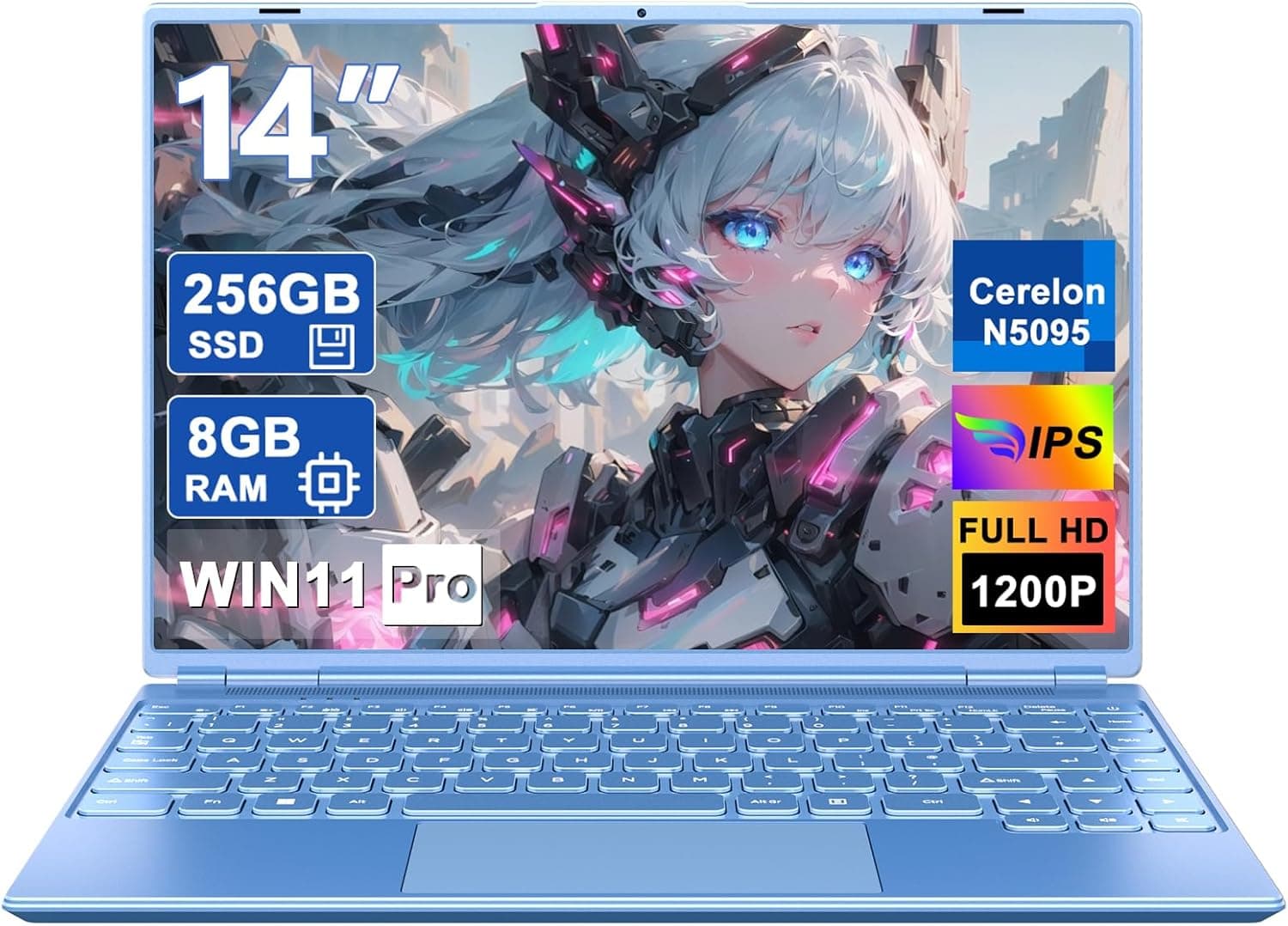 HUQPPQ 14" Celeron N5095 8GB 256GB laptop 💻
