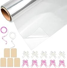 Huruc Clear Cellophane Roll 80 cm x 30 m 🎁