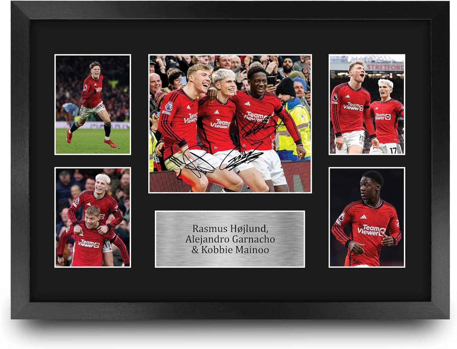 HWC Trading A3 Framed Signed Photograph Display for Football Fans 📷