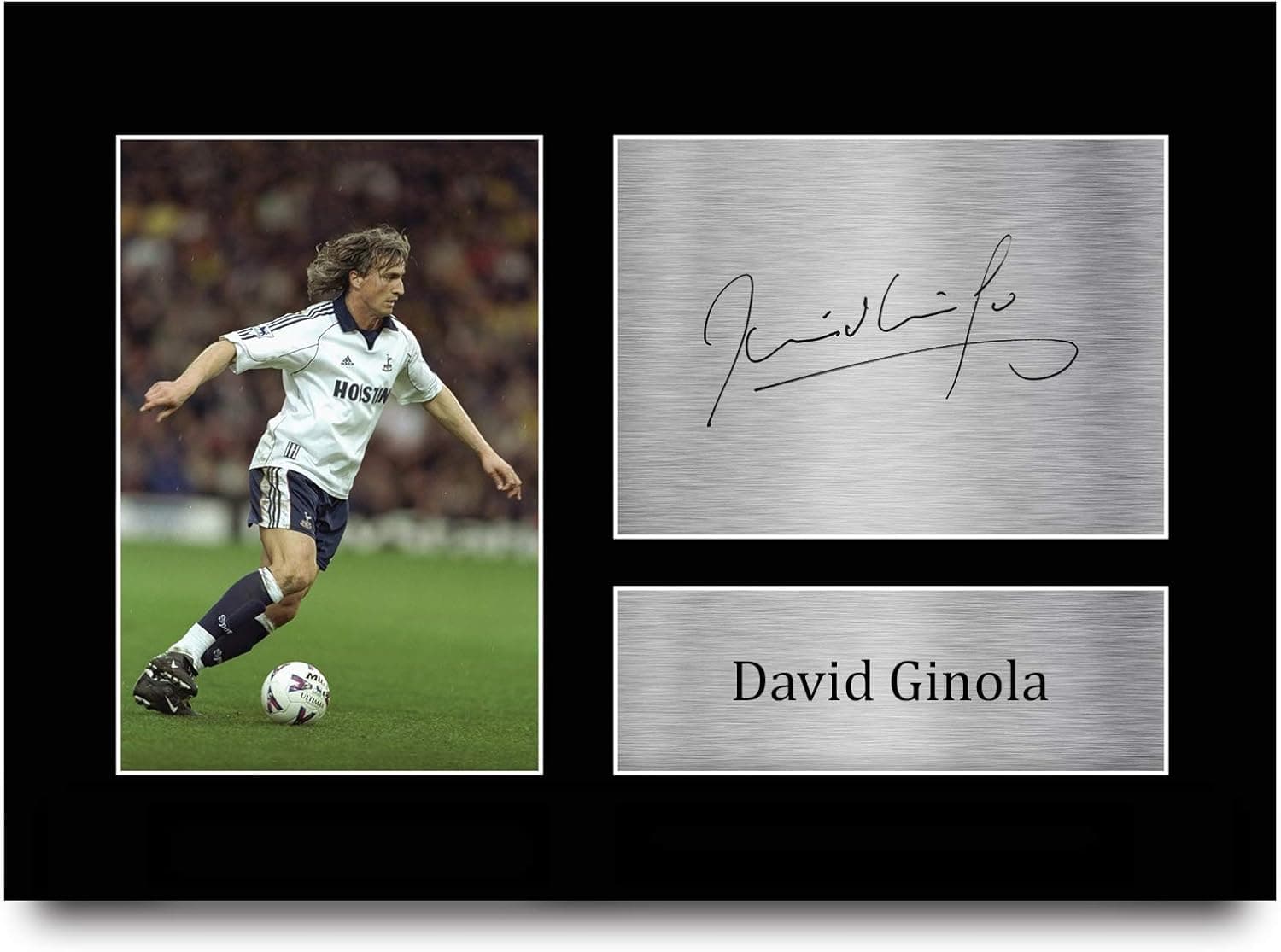 HWC Trading A4 David Ginola signed print 1 A4 📷