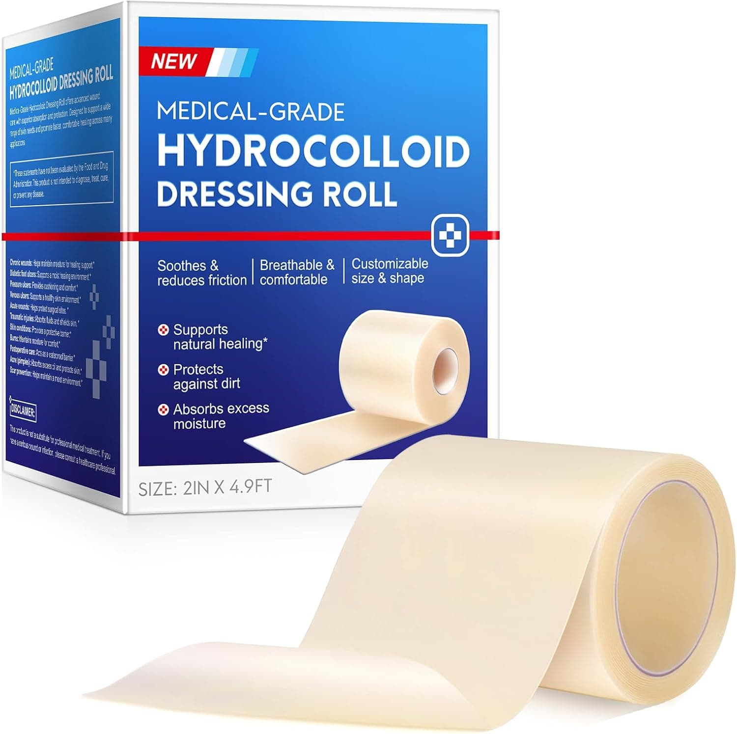 Hydrocolloid Bandages 5×1.5 cm wound patches 🩹