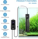 Thumbnail 5 de hygger Submersible Aquarium Heater 500W digital thermostat for 220–510 L fish tanks 📷