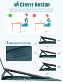 Thumbnail 1 de HYZUO 13.3–14 inch laptop sleeve with stand 💻