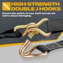 Thumbnail 2 de IAZZCO Ratchet Straps 6M x 25MM 4 Pack ⌚