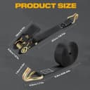 Thumbnail 6 de IAZZCO Ratchet Straps 6M x 25MM 4 Pack ⌚