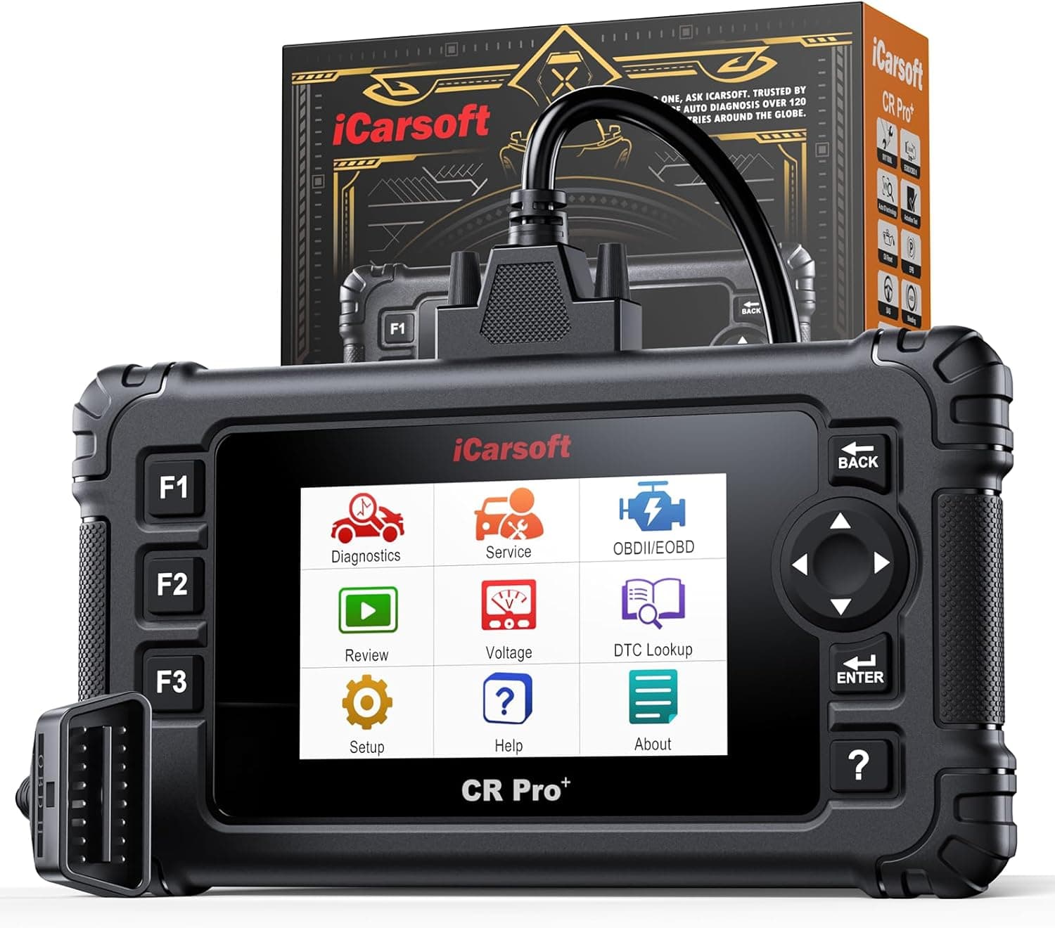 iCarsoft CR Pro+ OBD2 scanner with 49 services 📷