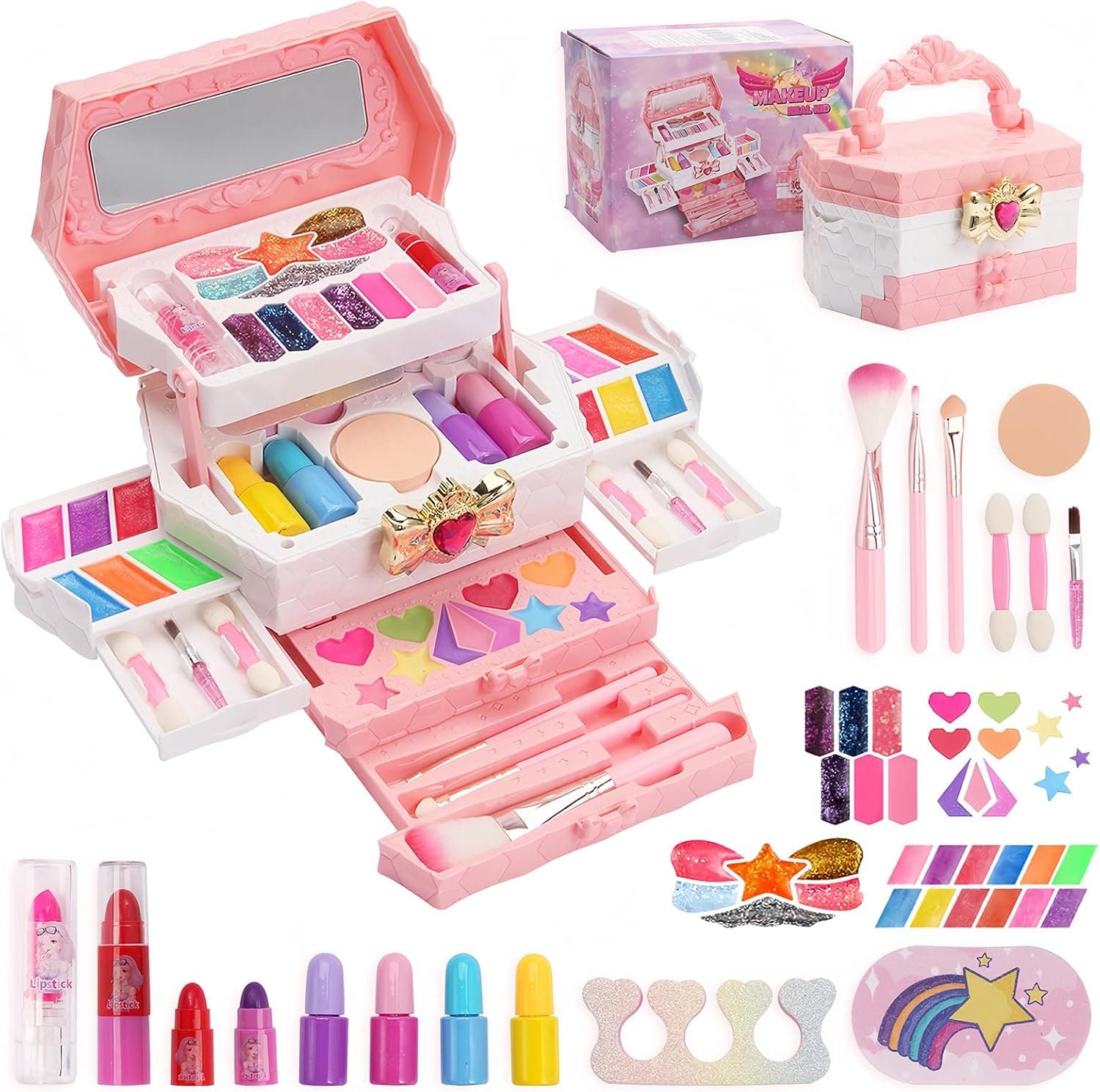 iFunLong Kids Makeup Set washable for ages 3–12 🎀