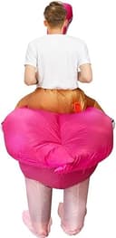 Thumbnail 3 de Inflatable Flamingo Riding T‑Rex costume 🎭