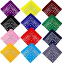 Thumbnail principal de ISIYINER Paisley Bandanas 12-pack neck scarves 🎀