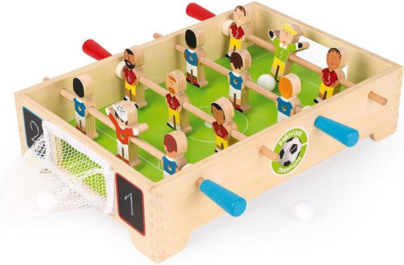 Janod Champions Mini Wooden Table Football (Age 3+) ⚽