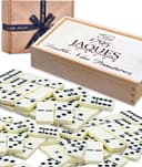 Thumbnail principal de Jaques of London Club Double Nine Dominoes set 🧩