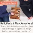 Thumbnail 4 de Jaques of London Roll Up Travel Backgammon set 🎲