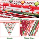 Thumbnail 2 de jijAcraft 12M Fabric Christmas Bunting 42pcs garland 🎄