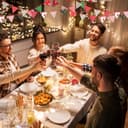 Thumbnail 5 de jijAcraft 12M Fabric Christmas Bunting 42pcs garland 🎄