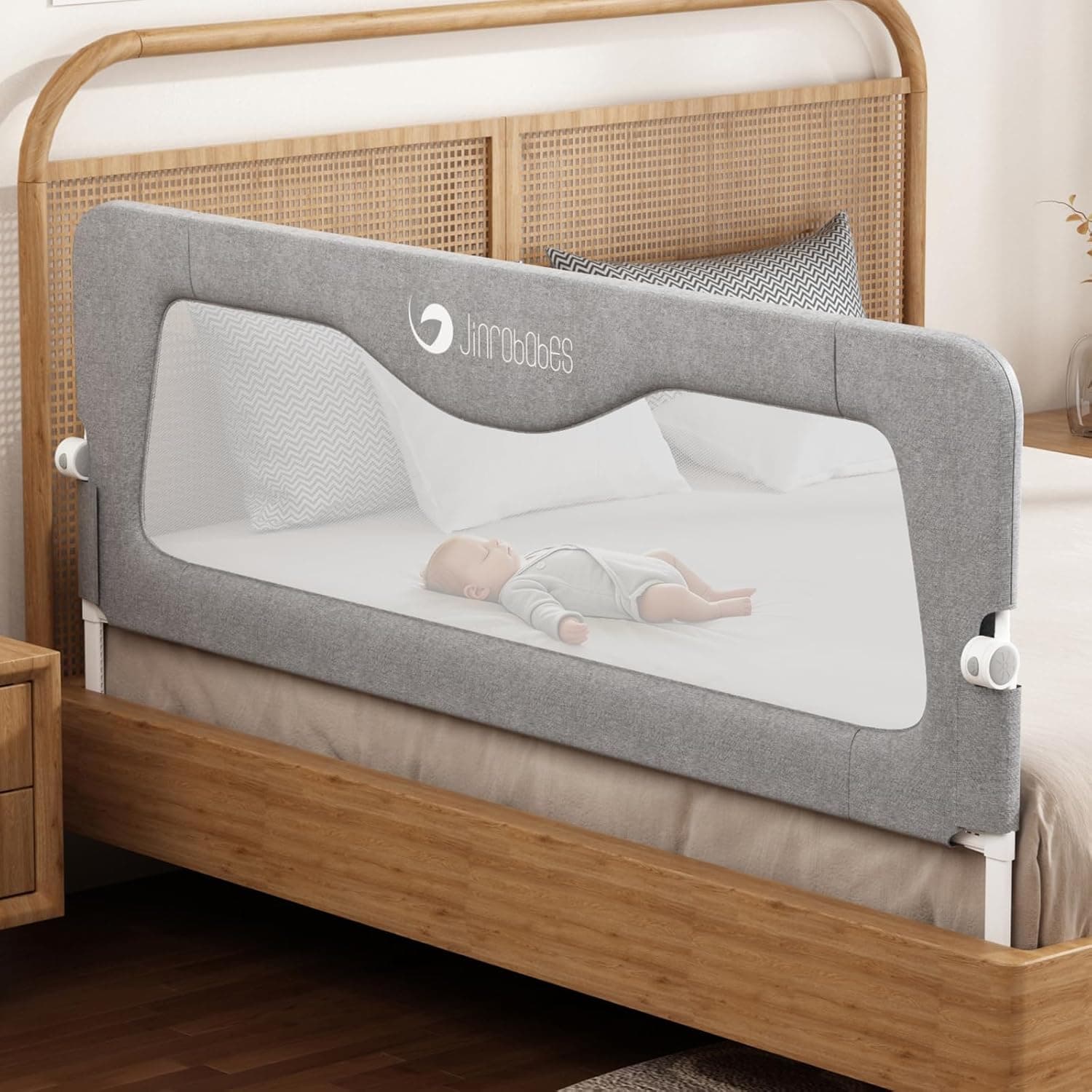 Jinrobabes Bed Rails for Toddlers 180cm 🛏️